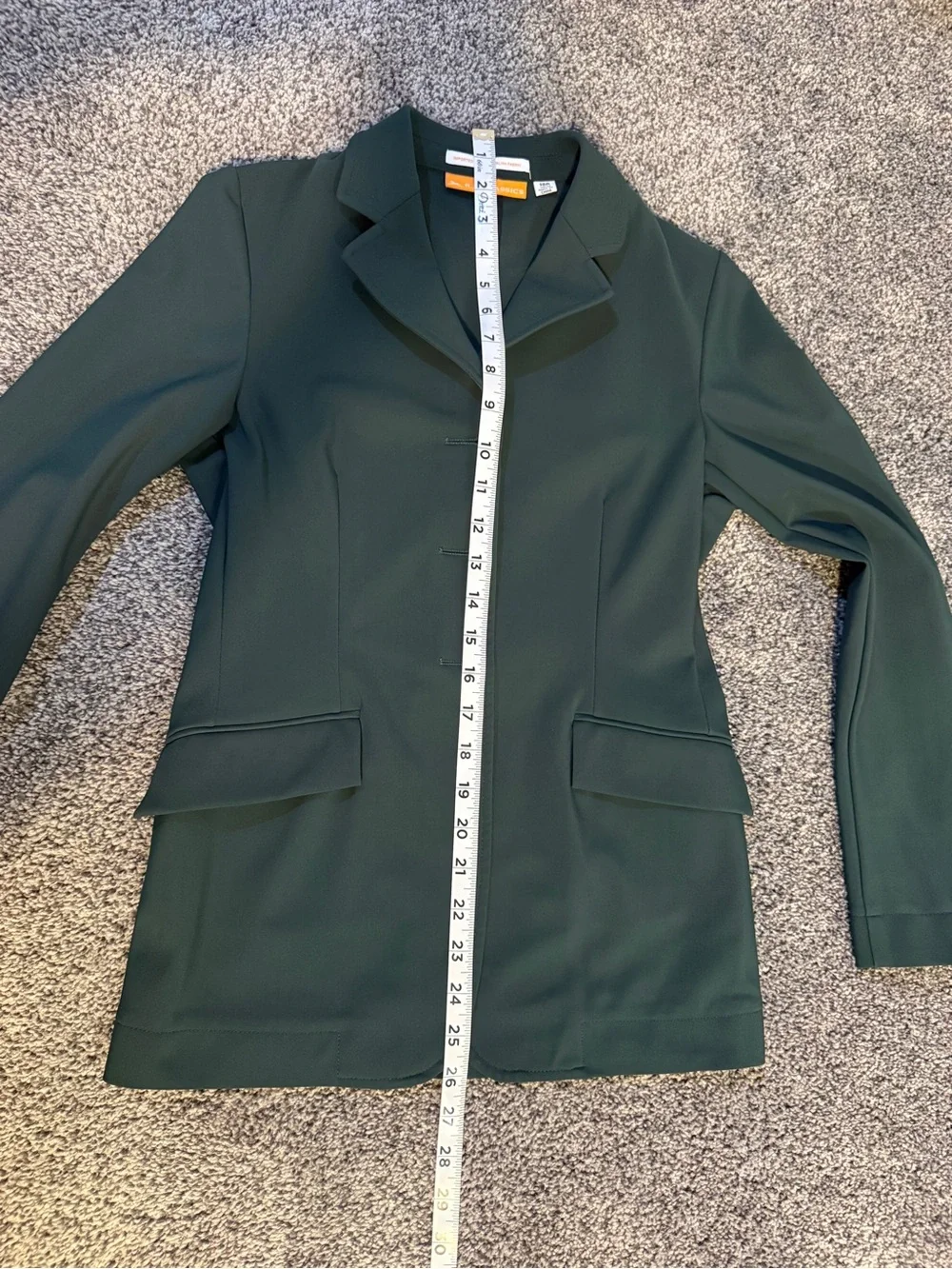 R.J. Classics Youth 18R Hunter Green Traditional Hunt Show Coat Hidden Zip